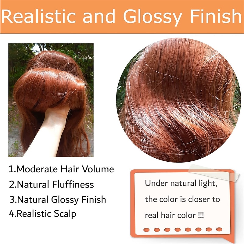 Auburn Beehive Wig Vintage Wig 70s 60s 50s Dress Up Party Wigs for Women Pinup Carnival Costume Wig with Bangs Halloween Wigs3