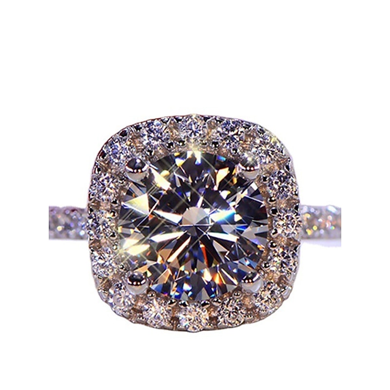 Women's Rings Fashion Wedding Geometry Ring4