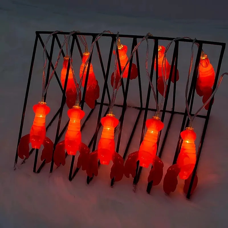 Wine Bottle String Lights Oktoberfest Battery Operated 1.5M10LED/3M20LED/6M60LED/10M80LED Summer Party Decoration Crayfish Beer Bottle Lighting Strings Party Ornaments2