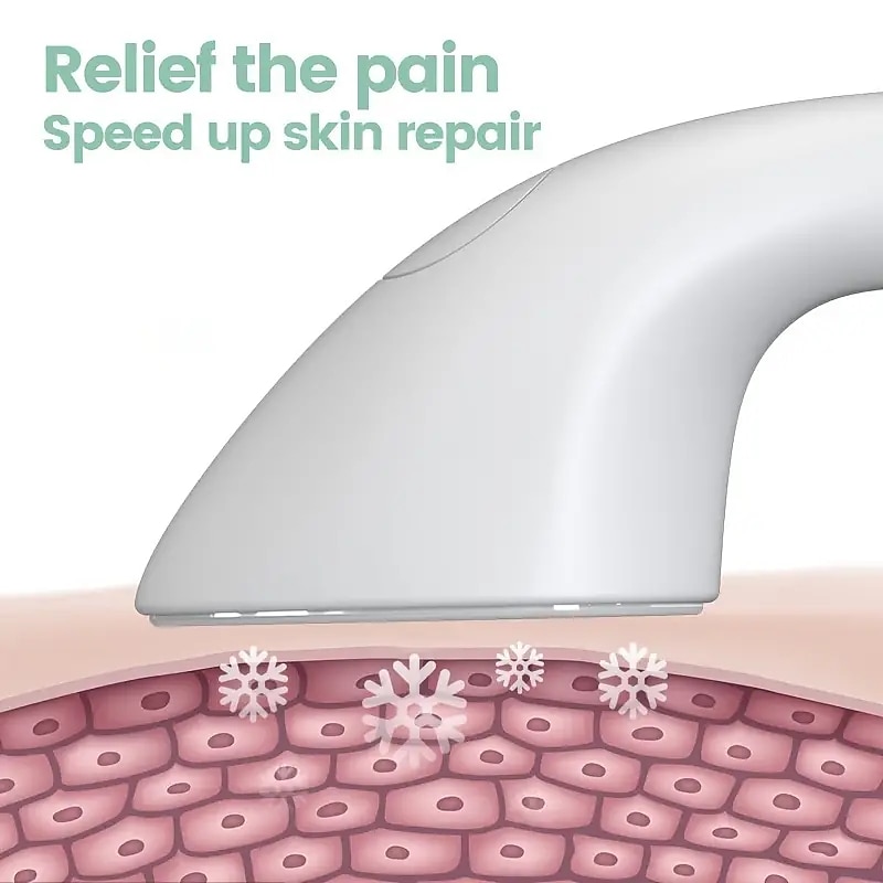 Facial Massager Handheld Skin Rejuvenating Device Women's Face Lifting Massage Device With Hot & Cold Compress For Smoother Tighter Face Small Iron Shape Facial Beauty Instrument Valentine's Day B3