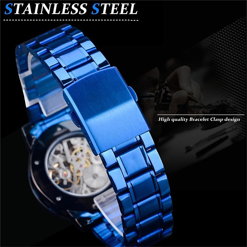 FORSINING Men Mechanical Watch Luxury Large Dial Fashion Business Automatic Watch Self-winding Luminous Calendar Stainless Steel Watch Male Clock4