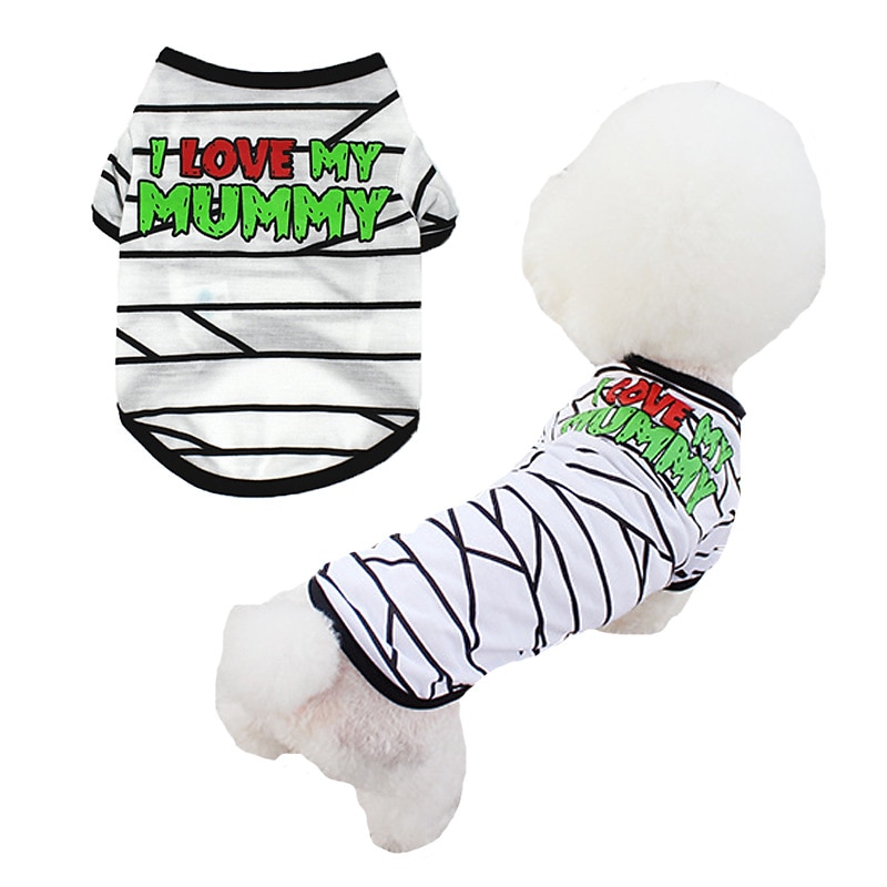 Dog Cat Shirt / T-Shirt Fashion Cute Winter Breathable Soft Washable Comfortable Outdoor Casual Daily Dog Clothing for Bichon Frise Pomeranian Baby Pet Papillon Small4