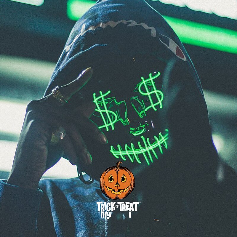 Halloween Neon Mask Led Mask Masque Masquerade Party Masks Light Glow In The Dark Funny Masks2