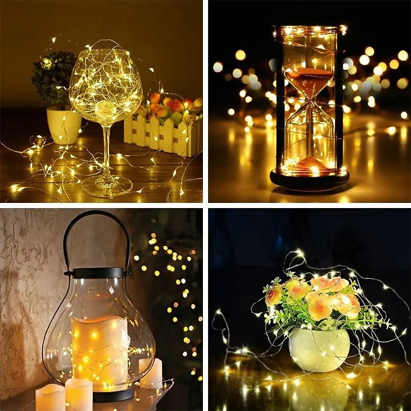 Mini Waterproof Fairy Lights Mini String Lights Waterproof Copper Wire Twinkle Firefly Lights For Christmas Decorations3
