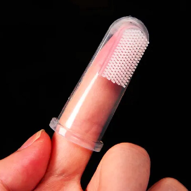3pcs Finger Toothbrush For Dog & Cat Dog Fingertip Toothbrush Finger Brush For Pets Tooth Cleaning