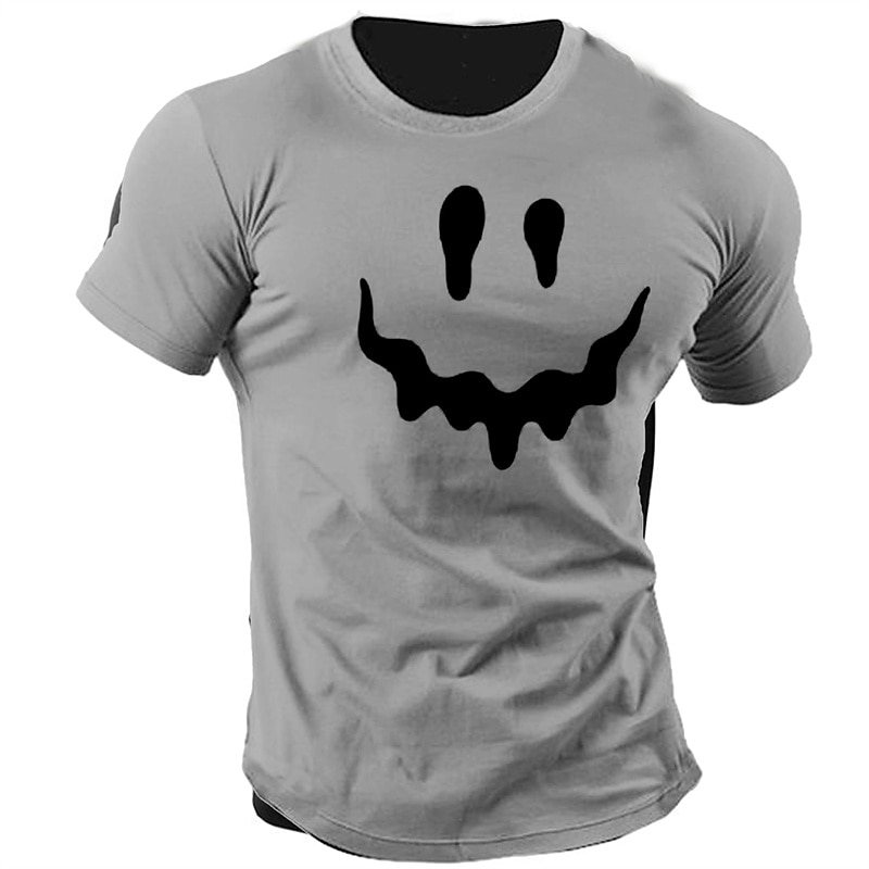 Men's Cartoon Graphic Prints T Shirt Graphic Tee 100% Cotton Short Sleeve Graphic Shirt Black Blue Green Comfortable Tee Outdoor Street Fashion Designer Clothing2