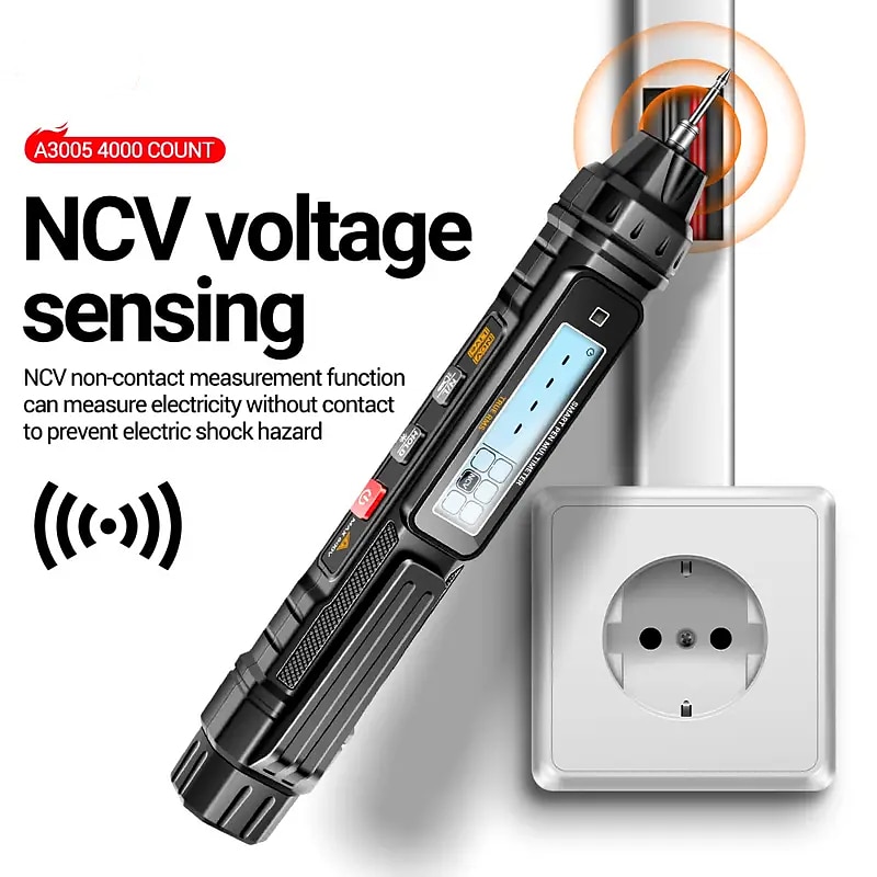 A3005 Digital Multimeter Pen Type 4000 Counts Professional Meter Non-Contact Auto AC/DC Voltage Ohm Diode Tester For Tool2