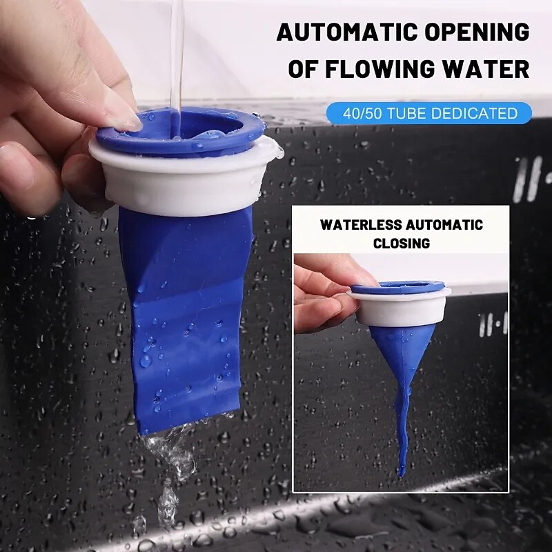 2Pcs Silicone Floor Drain Odor-proof Leak Core Down The Water Pipe Draininner Core Kitchen Bathroom Sewer Seal Leak Deodorant4
