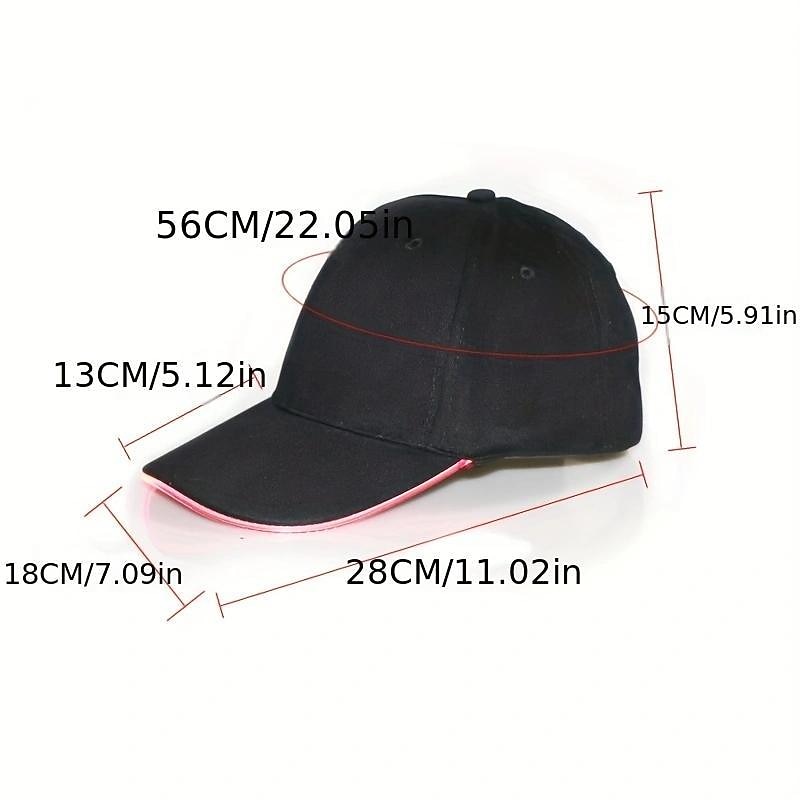 Led Luminous Hat Luminous Baseball Cap Outdoor Sun Visor Sunscreen Cap Luminous Cap2