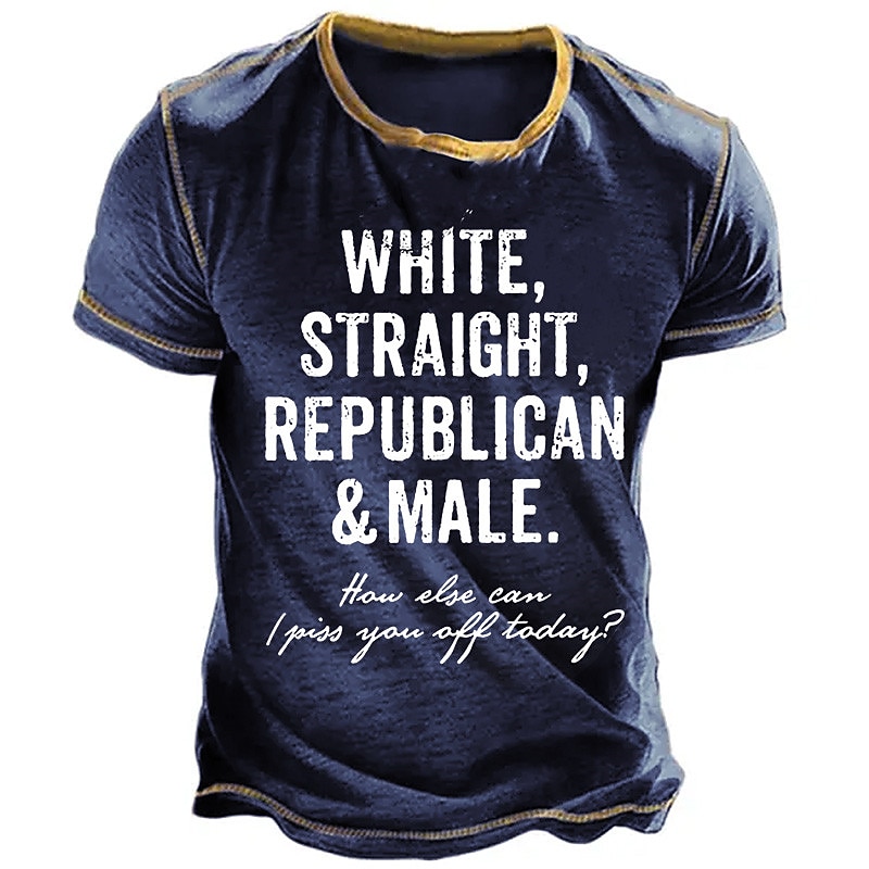 Men's Sarcasm Graphic Letter T shirt Short Sleeve T shirt 3D Print Crew Neck Shirt Vintage Fashion Designer Outdoor Daily Sports Black Navy Blue Green Spring & Summer Clothing Apparel S M L XL 2XL 3XL4