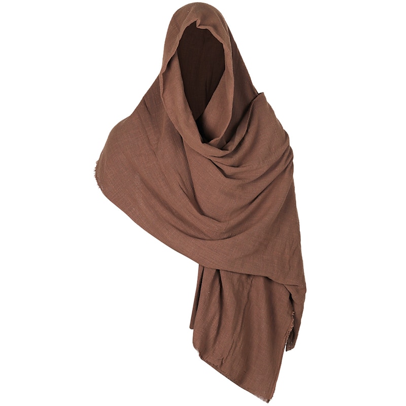 Medieval Renaissance 17th Century Cape Cosplay Costume Knight Ritter Viking Celtic Knight Fancy Dress Men's Women's Unisex Celtic Viking Fantasy Masquerade Casual Daily Renaissance Fair Adults' Scarf3