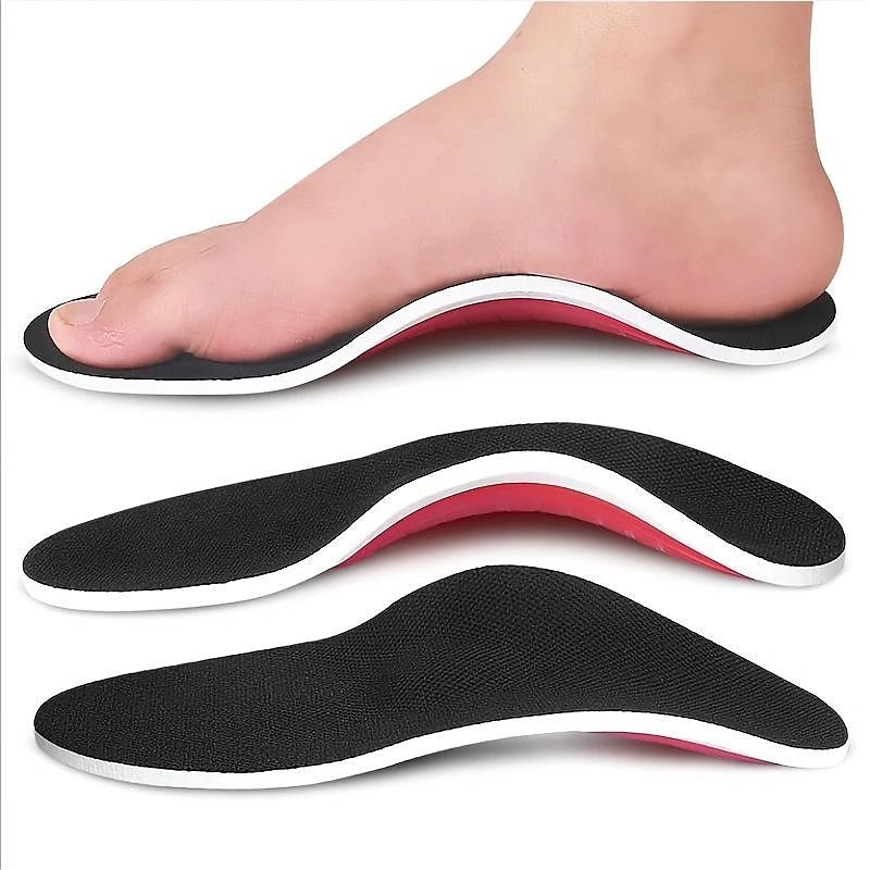 Orthopedic Arch Support Insoles for Flat Feet – Comfortable, Shock-Absorbing Shoe Inserts for Pain Relief and Improved Foot Alignment