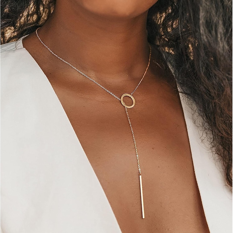 Women's necklace Chic & Modern Daily Geometry Necklaces / Gold / Silver / Fall / Winter / Spring2