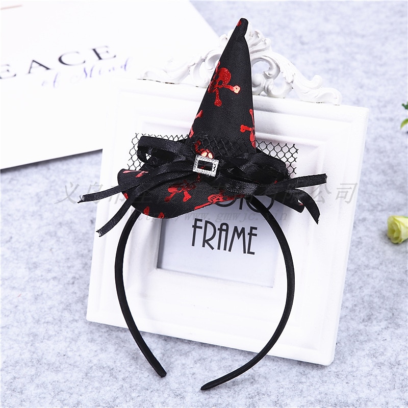 Witch Halloween Hat Halloween Props Halloween Adults' Women's Girls' Halloween Carnival Mardi Gras Easy Halloween Costumes Dress Up3