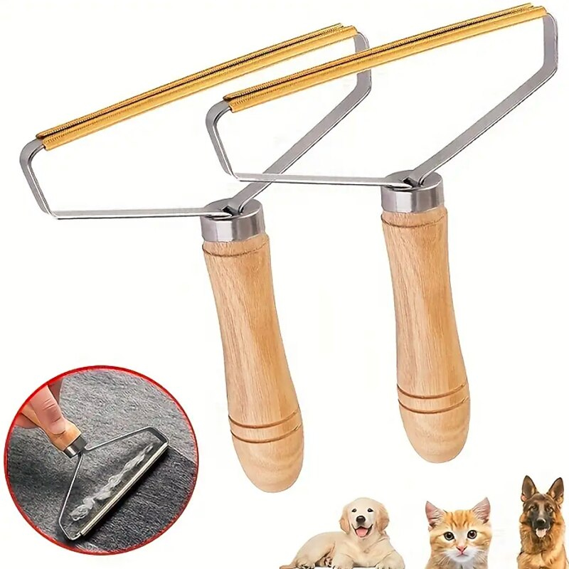 Pet Cat Dog Hair Cleaning Remover Brush Shave Wool Implement