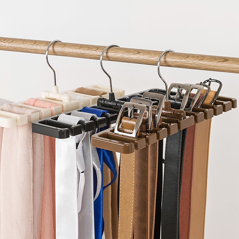 Belt Hanger for Closet, 10 Belts Rack Storage Organizer, Holder - Closet Tie Racks Hangers Sturdy for Men Women2
