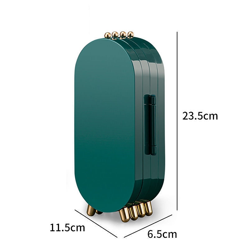 Jewelry Storage Box Earrings Earrings Earrings Necklaces Hand Jewelry Box Household Multifunctional Folding Portable Display Stand4