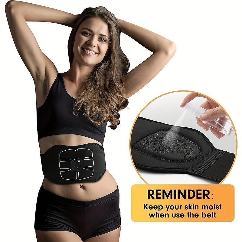 ABS Stimulator Abdominal Toning Belt Workout Portable Ab Stimulator Home Office Fitness Workout Equipment For Abdomen4