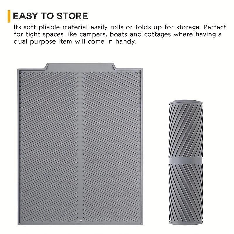 Large And Small Silicone Water Filter Mat Dry Filter Cup Pad Dish Mat Faucet Water Filter Pad Water-Proof Tableware2