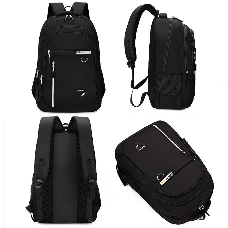 Men's Large Capacity Laptop Backpack with USB Port and Multiple Compartments – Water-Resistant School and Travel Bag for College, Work, or Daily Commute2