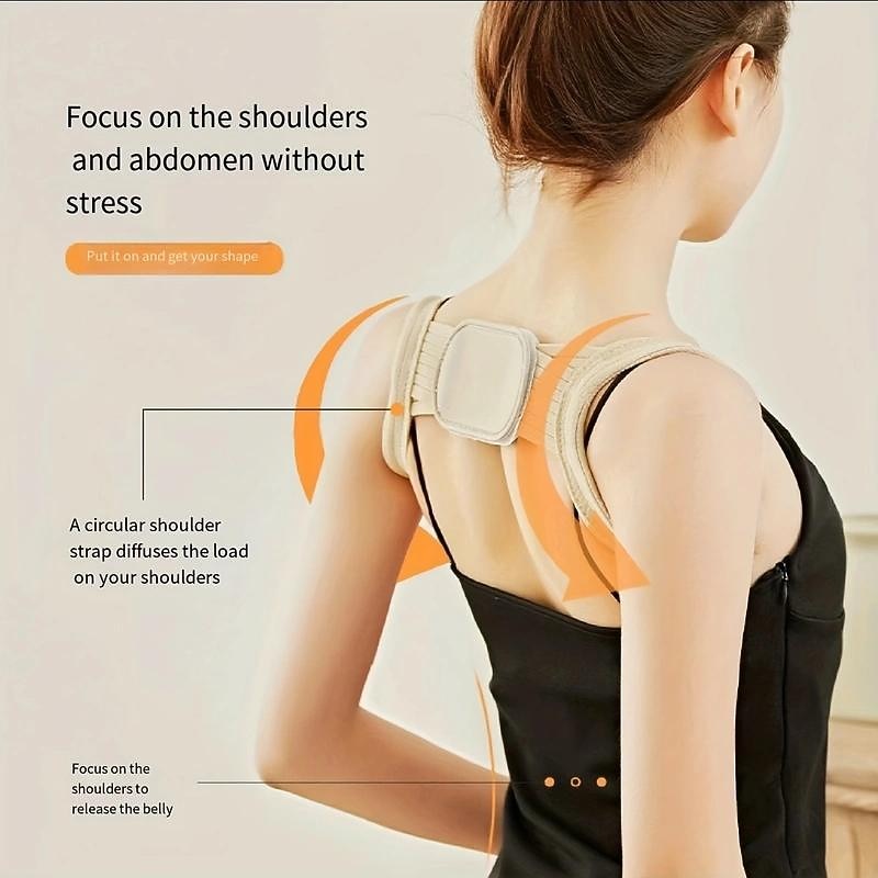 Hunchback Correction Belt, Back Sitting Posture Correction Belt, Shape Correction Device, Adjustable For Adult Students To Prevent Hunchback3