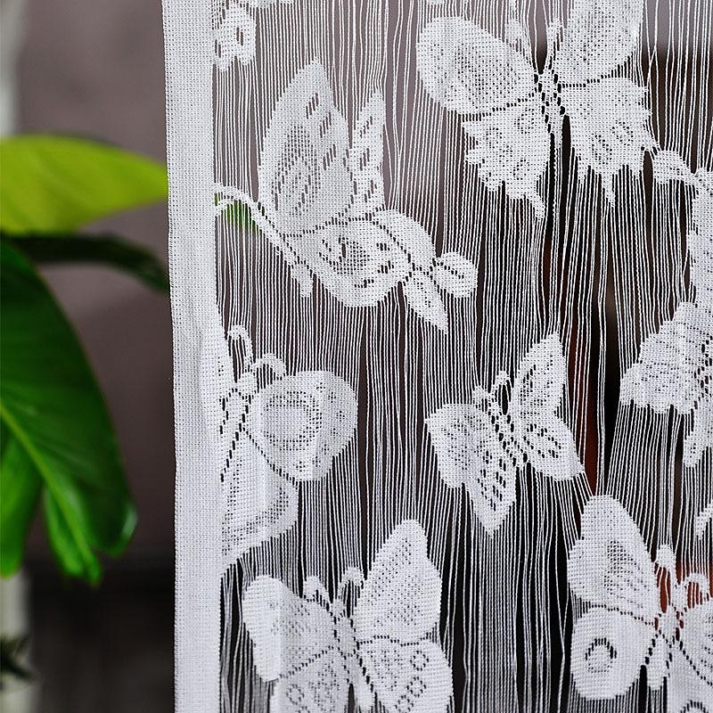 Butterflies String Curtain Doorway Curtain Tassels Beaded Curatin, Boho Macrame Sliding Door Curtain Wedding Tapestry Decoration, Room Divider for Pergola Outdoor Patio