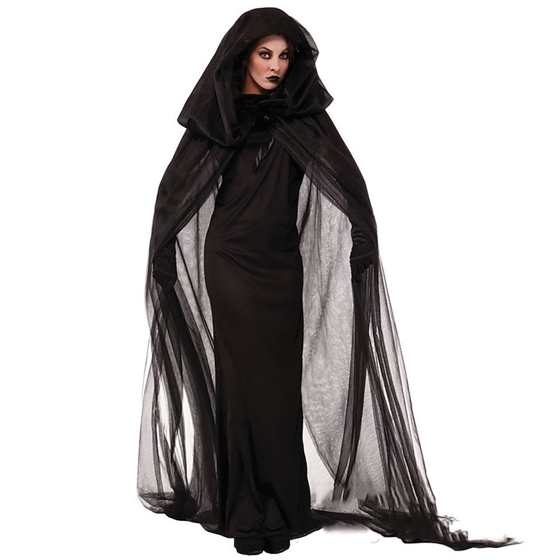 Witch Devil Ghost Bride Halloween Cosplay Costume Party Costume Masquerade Walpurgis Night Outfits Cosplay Adults' Women's Masquerade Mardi Gras Performance Party Halloween Easy Halloween Costumes3