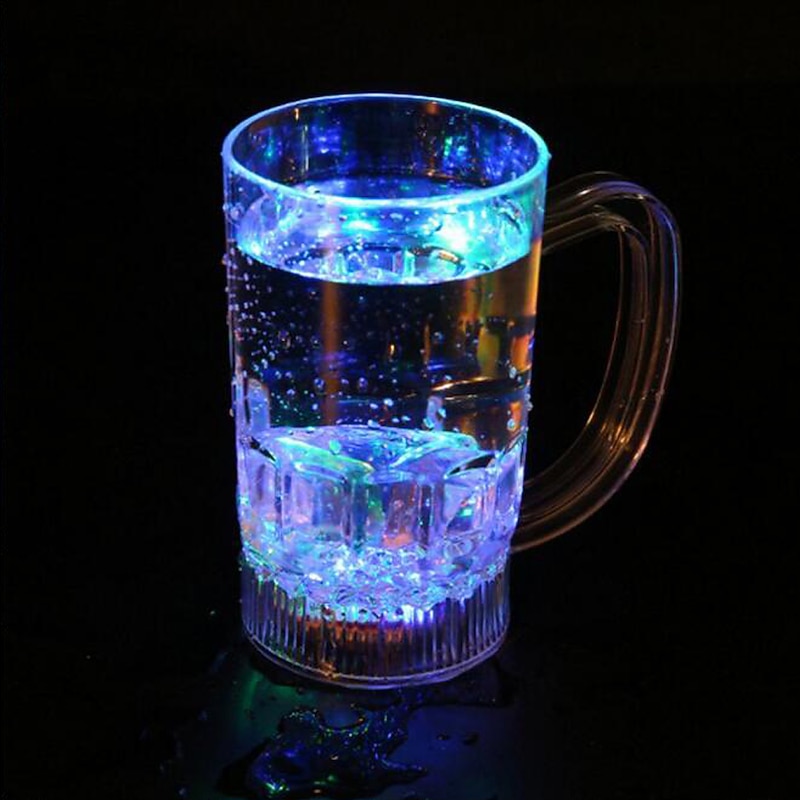 Oktoberfest Beer Mug LED Flash Magic Color Changing Dragon Cup Water Activated Light-Up Beer Coffee Chritstmas New Year Gift2