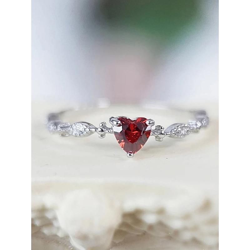 Women's Rings Romantic Valentine's Day Heart Ring