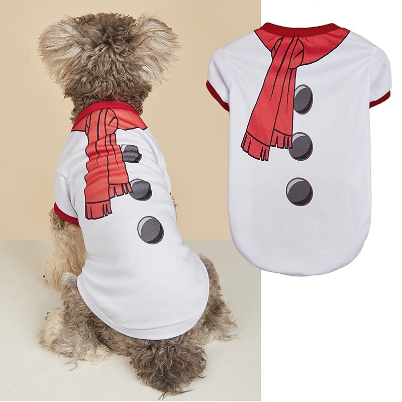 Dog Cat Shirt / T-Shirt Fashion Party Winter Waterproof Breathable Soft Washable Comfortable Christmas Party Casual Daily Festival Dog Clothing for Bichon Frise Pomeranian Baby Pet Papillon Small3