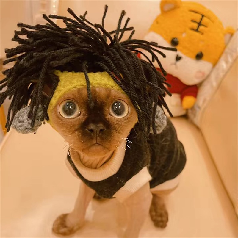 Dog Cat Bandanas & Hats Fashion Cool Winter Soft Washable Comfortable Halloween Outdoor Casual Daily Dog Clothing for Bichon Frise Pomeranian Baby Pet Papillon Small4