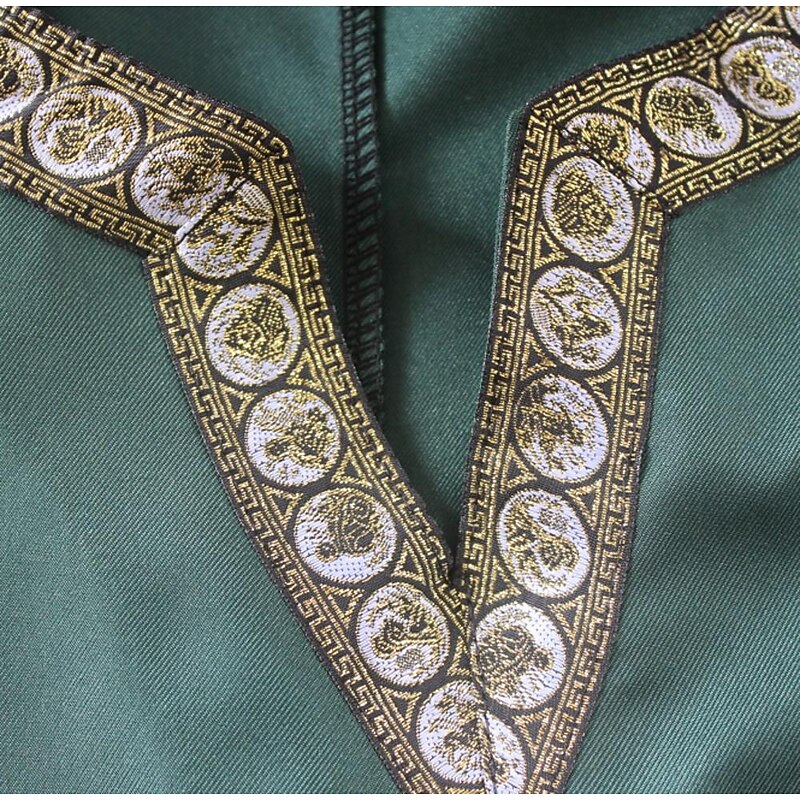 Pirate Warrior Knight Ritter Viking Celtic Knight Medieval Renaissance 17th Century Nordic Shirt Men's Embroidered Costume Vintage Cosplay Performance Masquerade LARP Short Sleeve Shirt Halloween3