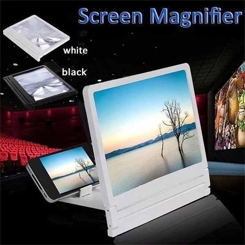 Mobile Phone Screen Magnifier  Fashionable Universal Phone Holder Enlarge Cell Phone Display Stand Other Phone Accessories2