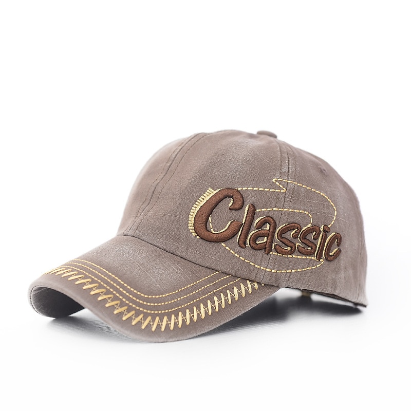 Men's Baseball Cap Black Blue Cotton Embroidery Washed Travel Beach Outdoor Vacation Plain Adjustable Fashion4