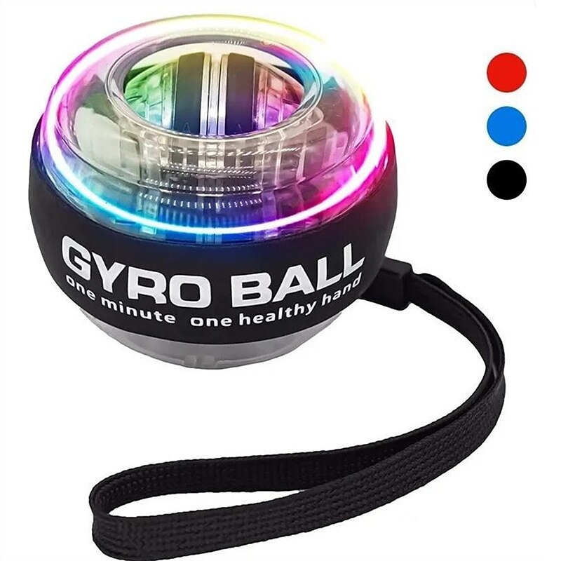 LED Gyroscopic Powerball Autostart Range Gyro Power Self Start Wrist Ball Fitness Exercise Equipment Arm Hand Muscle Trainer2
