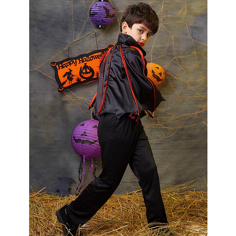 Vampire Movie / TV Theme Costumes Halloween Cosplay Costume Party Costume Masquerade Outfits Cosplay Kid's Boys' Girls' Masquerade Performance Party Halloween Easy Halloween Costumes Dress Up3