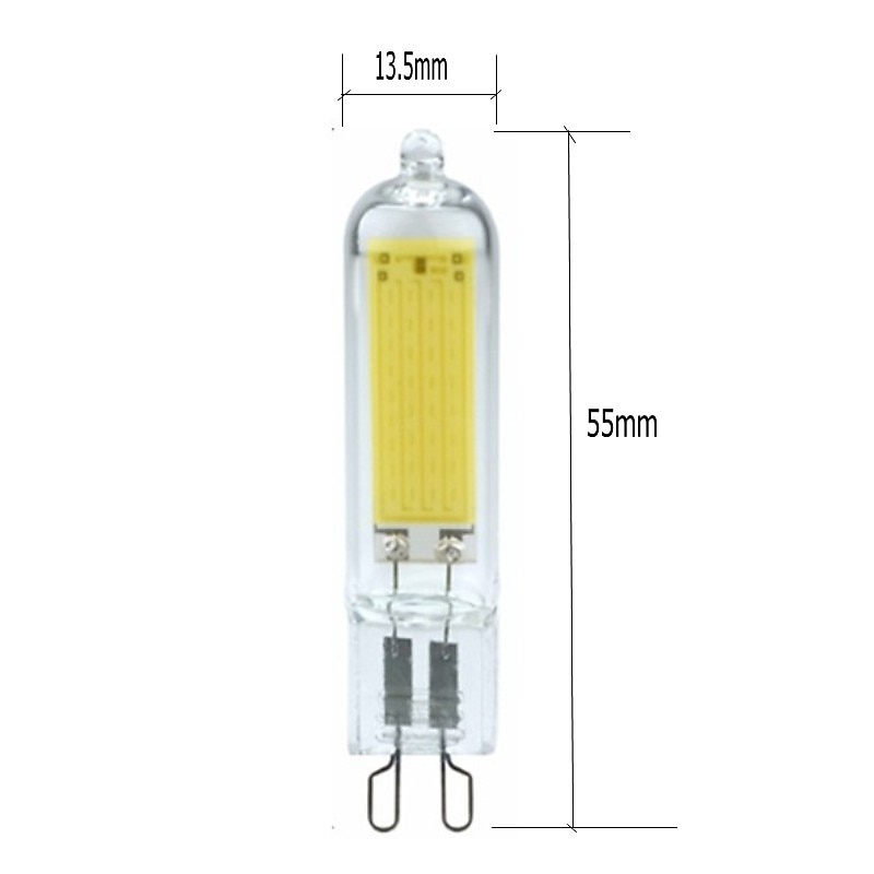 6PCS 3.5W LED Bi-pin Lights 300 lm G9 /G4 T 1 LED Beads COB Warm White /White  Dimmable 220-240 V3