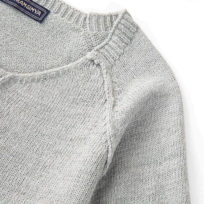 Men's Pullover Sweater Jumper Ribbed Knit Regular Knitted Solid Color Crew Neck Modern Contemporary Work Daily Wear Clothing Apparel Winter Gray M L XL3