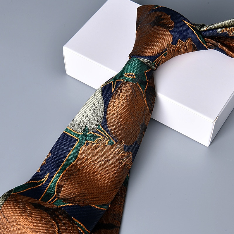 Men's Ties Neckties Classic Print Print Floral Print Wedding Birthday Party3