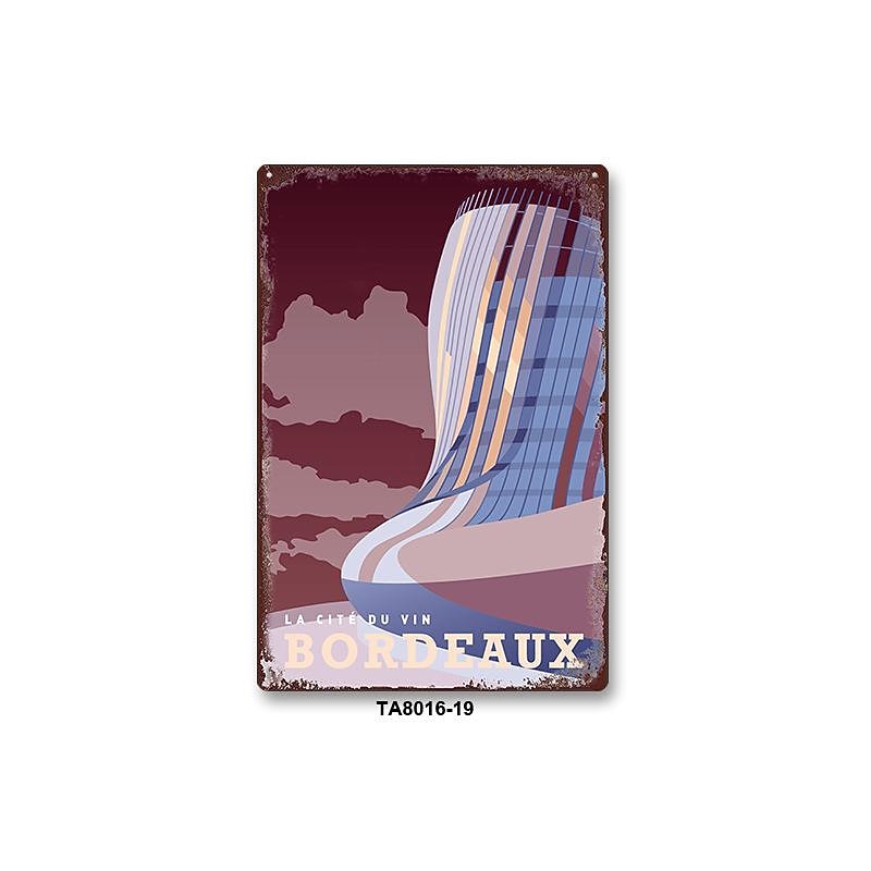 1pc Retro Metal Tin Sign City Tin Sign Vintage Kitchen Signs Wall Decor, Painting Wall Hanging for Restaurant Decor Bar Decor Home Decor Wall Art Metal Tin Sign 20x30cm/8''x12''4