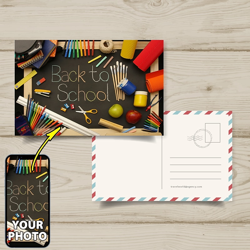 Custom Postcards Print Personalized Valentine Gift Custom Made