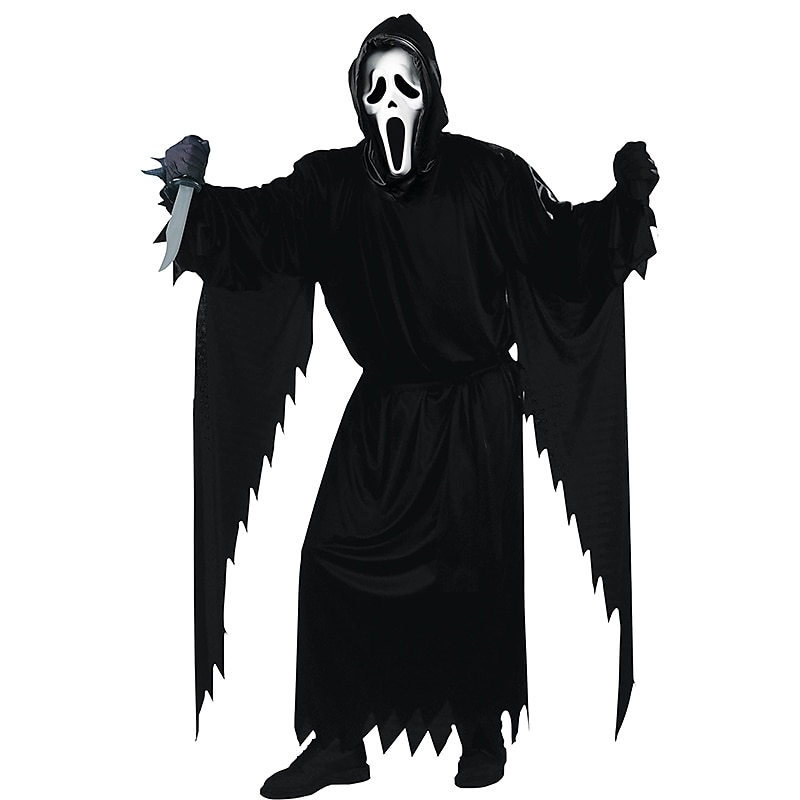 Death Ghostface Halloween Cosplay Costume Mask Scream Horror Scary Costume Kid's Adults' Men's Women's Boys' Halloween Carnival Mardi Gras Party Stage Easy Halloween Costumes Dress Up2