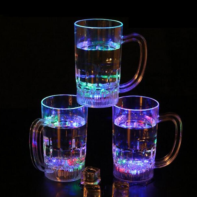 Oktoberfest Beer Mug LED Flash Magic Color Changing Dragon Cup Water Activated Light-Up Beer Coffee Chritstmas New Year Gift3