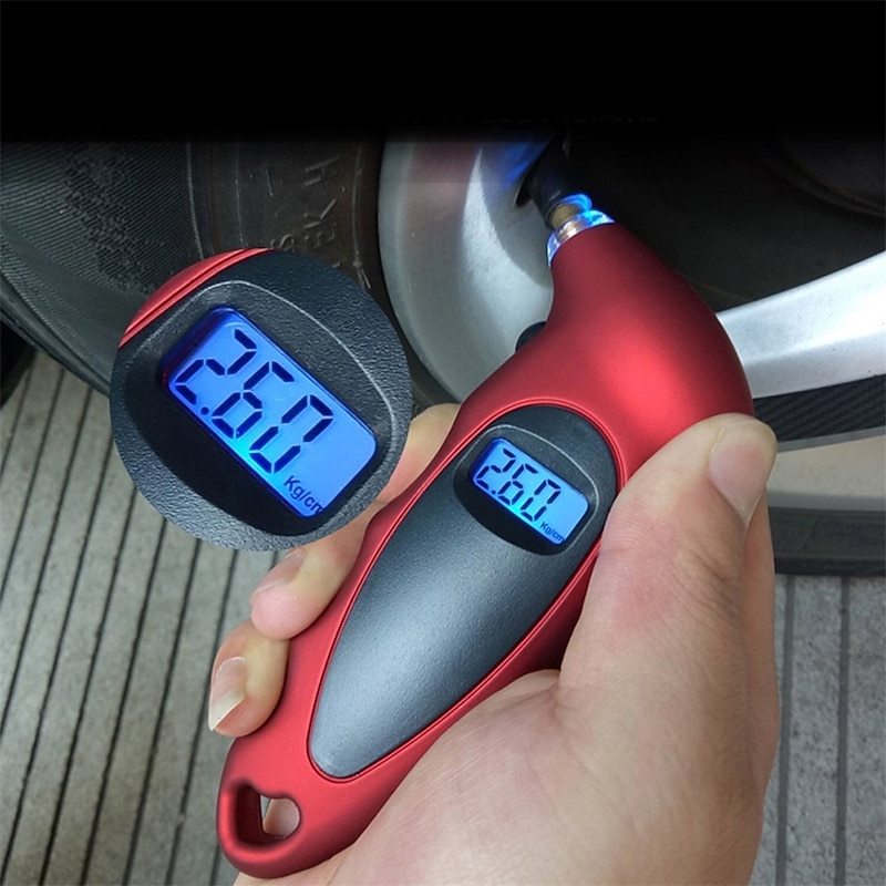 Car Tire Pressure Gauge Backlight High-precision Digital Tire Pressure Monitoring Car Tyre Air Pressure Gauge Meter LCD Display3