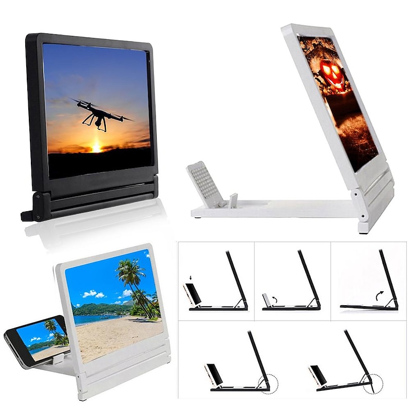 Mobile Phone Screen Magnifier  Fashionable Universal Phone Holder Enlarge Cell Phone Display Stand Other Phone Accessories4