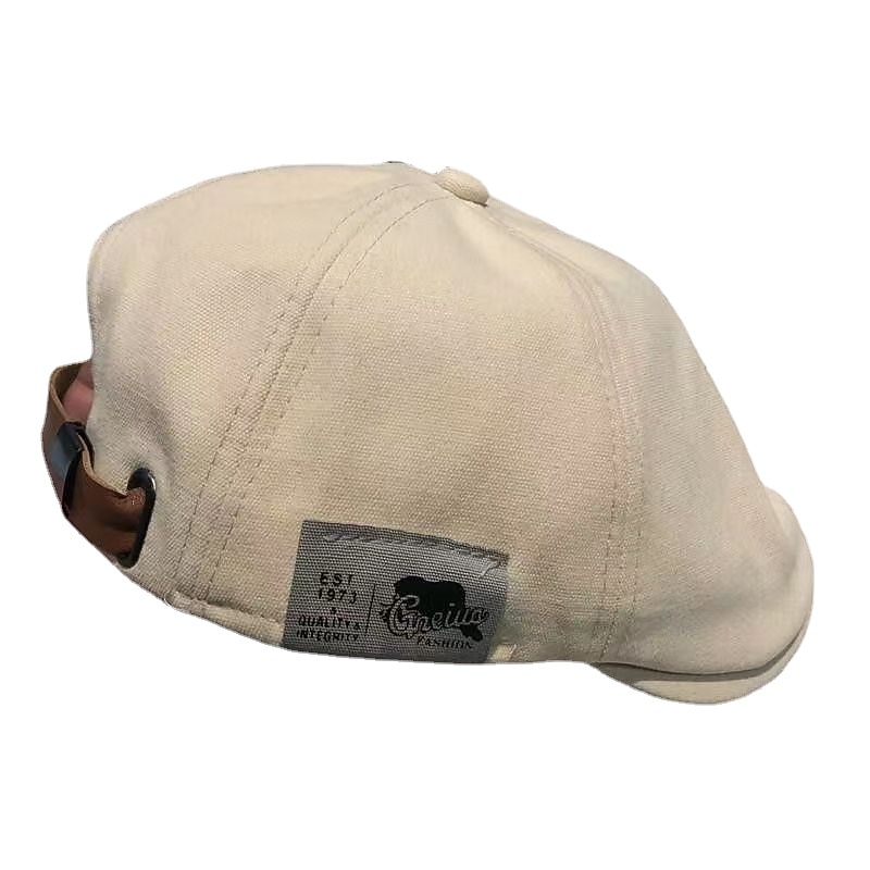 Daily Forward Cap Peaky Caps for Women British Western Style Ivy Cap Classic Autumn Vintage Linen Beret