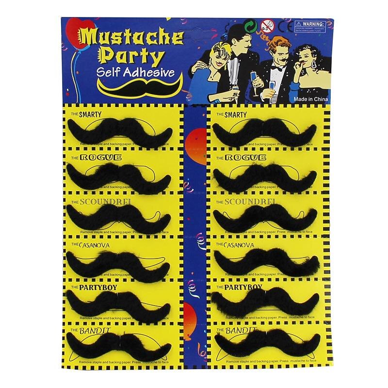 Mustaches Classic & Timeless Gentleman Nonwoven Fabric For Super Mario Cosplay Christmas Halloween Carnival Men's Women's Boys Costume Jewelry Fashion Jewelry3