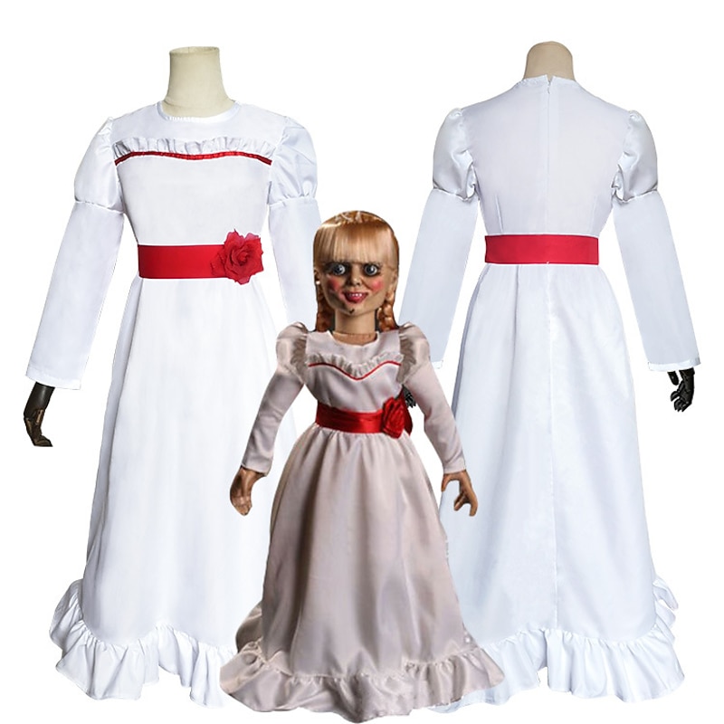 The Conjuring Annabelle Cosplay Costume Outfits Cosplay Movie Cosplay for Women's Girls' Kid's Adults' Carnival Masquerade
