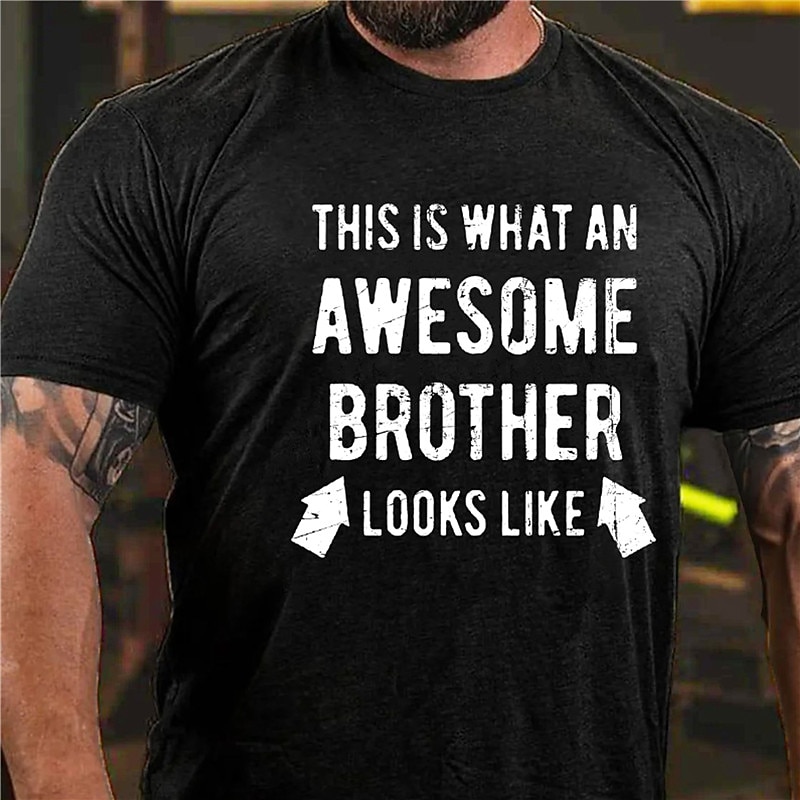 Men's Graphic Letter T Shirt Short Sleeve T shirt 3D Print Crew Neck Shirt Vintage Fashion Designer Outdoor Daily Sports Black Yellow Army Green Spring & Summer Clothing Apparel S M L XL 2XL 3XL2