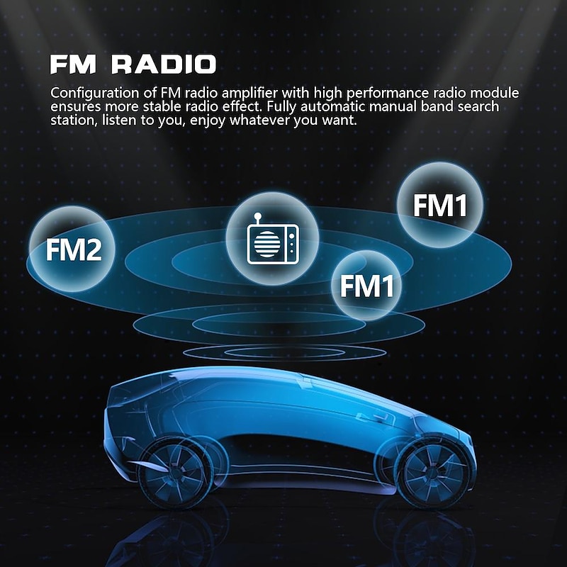 New Pro 2 Din 7'' HD 1080P Touch Screen Autoradio Bluetooth Car Stereo Radio Car MP5 Player Build-in FM AUX USB SD Function Support Mirror Link + Backup Camera(optional)4